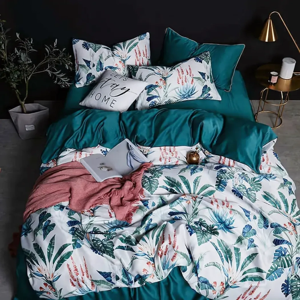 Постельное белье 1,5 поплин Орхидея 1730