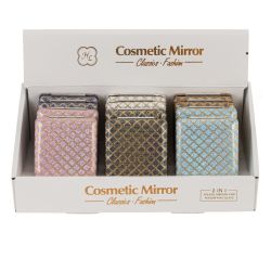 GAEM Зеркало карманное (блок 12шт), L6 W8,5 H1,5 см, 6в.