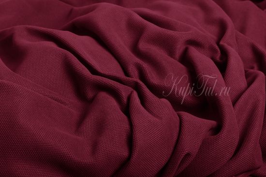 Kadife (вишневый). Шторы из стриженного бархата