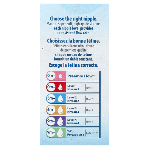 Dr. Brown's, Natural Flow®, соска против колик, для детей от 0 месяцев, медленный поток, 2 шт.