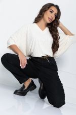 Блуза Вэнсдей (слоновая кость) Б11458 LT Collection