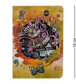 BM-05/2 Блокнот сред. «Звуки музыки» (3D твердая обложка)