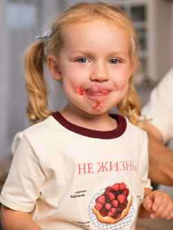 Футболка, Ваниль - Малина