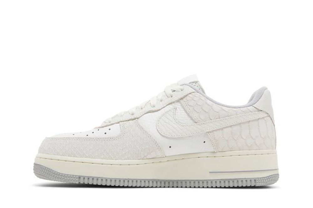 Кроссовки Nike Air Force 1 Low "White Python" (Женская размерная сетка)