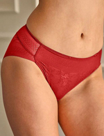 Кружевные трусики-слипы Magic Band (Размер: XL) (Цвет: красный)