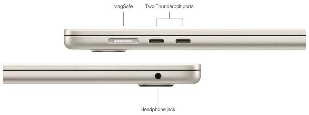 Ноутбук Apple MacBook Air 15 2024 15.3" / 8 Гб / SSD 256 Гб / macOS / MRYR3