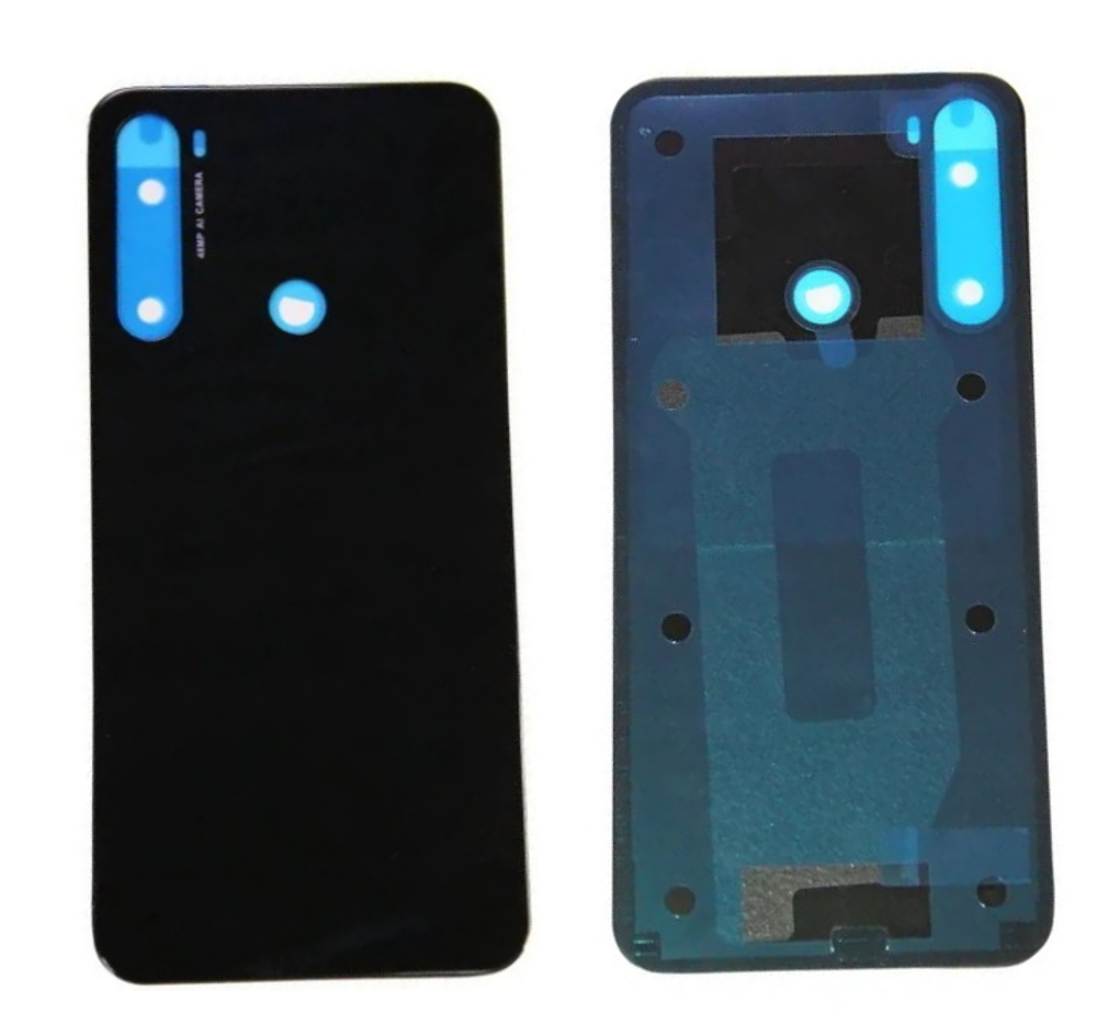Задняя крышка для Xiaomi Redmi Note 8/Note 8 (2021) Черный - Премиум