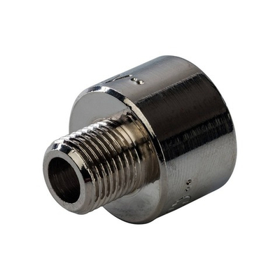 Переход с внутренней резьбы на наружную STOUT SFT 0008 - 1/4" x 1/8" (латунь никелированная)