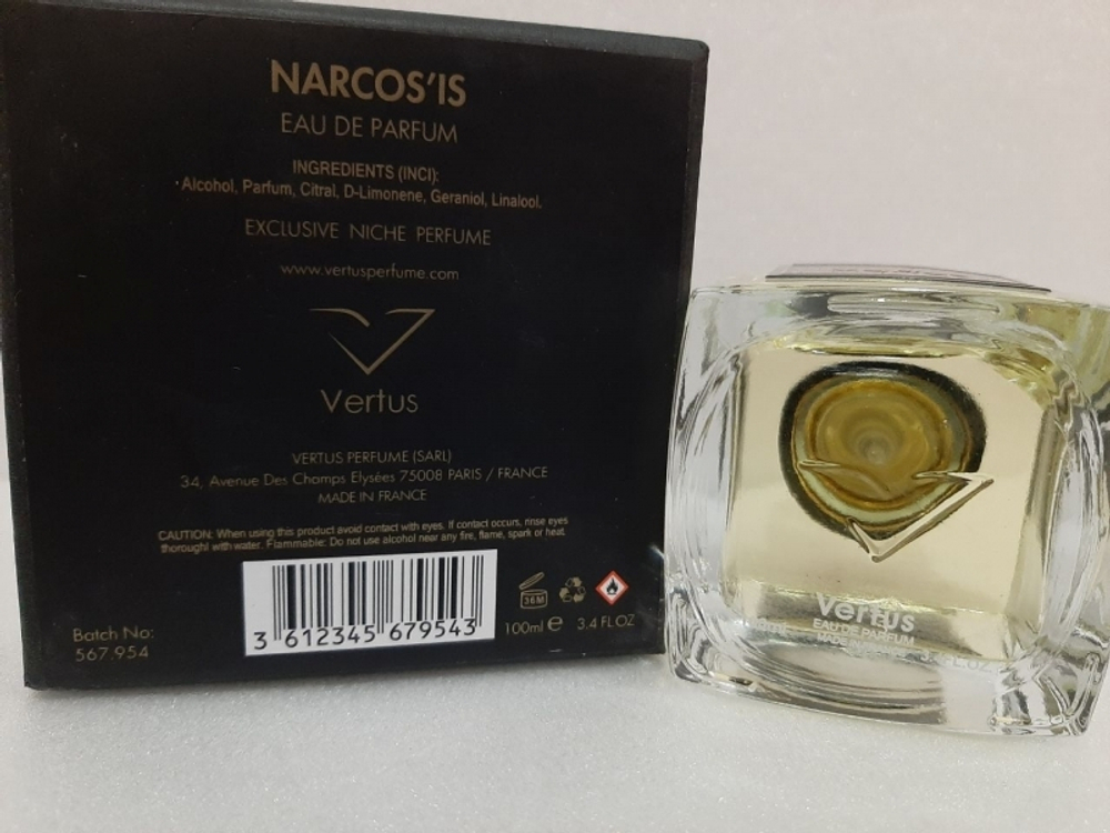 VERTUS Narcos'is 100ml (duty free парфюмерия)