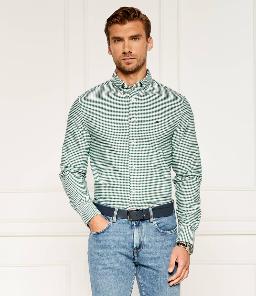 Рубашка Tommy Hilfiger - зеленый(MW0MW36395)