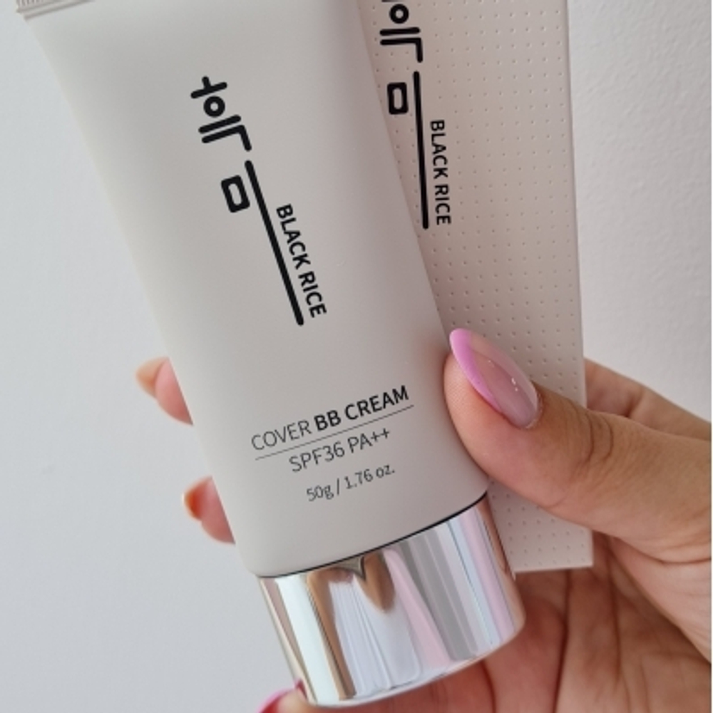 BB-крем увлажняющий с экстрактом чёрного риса тон 21 Black Rice Cover BB cream SPF 36 PA+ (50мл)