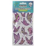 Наклейки-тату переводные "Блестящие", 15,5х9,5 см, ассорти 8 видов, FUNSTER (ФАНСТЕР), 666107