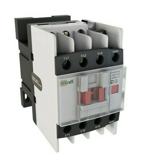 22107 Контактор КМ103-012A-110B-11 AC3 DEKraft