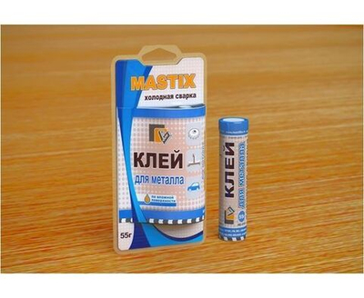 Клей Mastix д/металла 55гр, BL (холодная сварка), арт.МС-0110