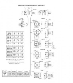 Гидравлический мотор BMS 315сс (аналог MS 315)