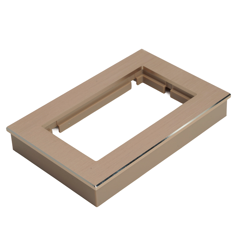 Рамка 2-местная (без перемычки), металл, STEKKER, MFR00-7012-02, серия Катрин, шампань 50030