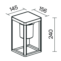 Светильник на солнечной батарее Outdoor OSL457WL-L2GF3K