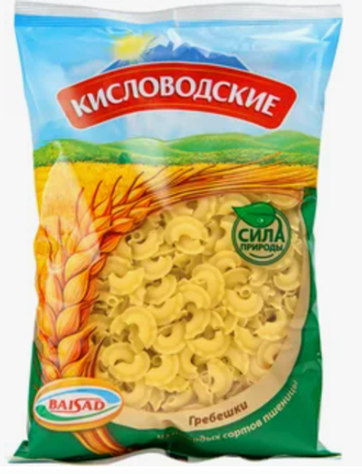 Макароны «Гребешки» Кисловодские 400г