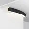 Радиусный профиль 35x35 D800мм 1/8 круга черный Led Strip alm-3535r-b-d-45°-0.8m