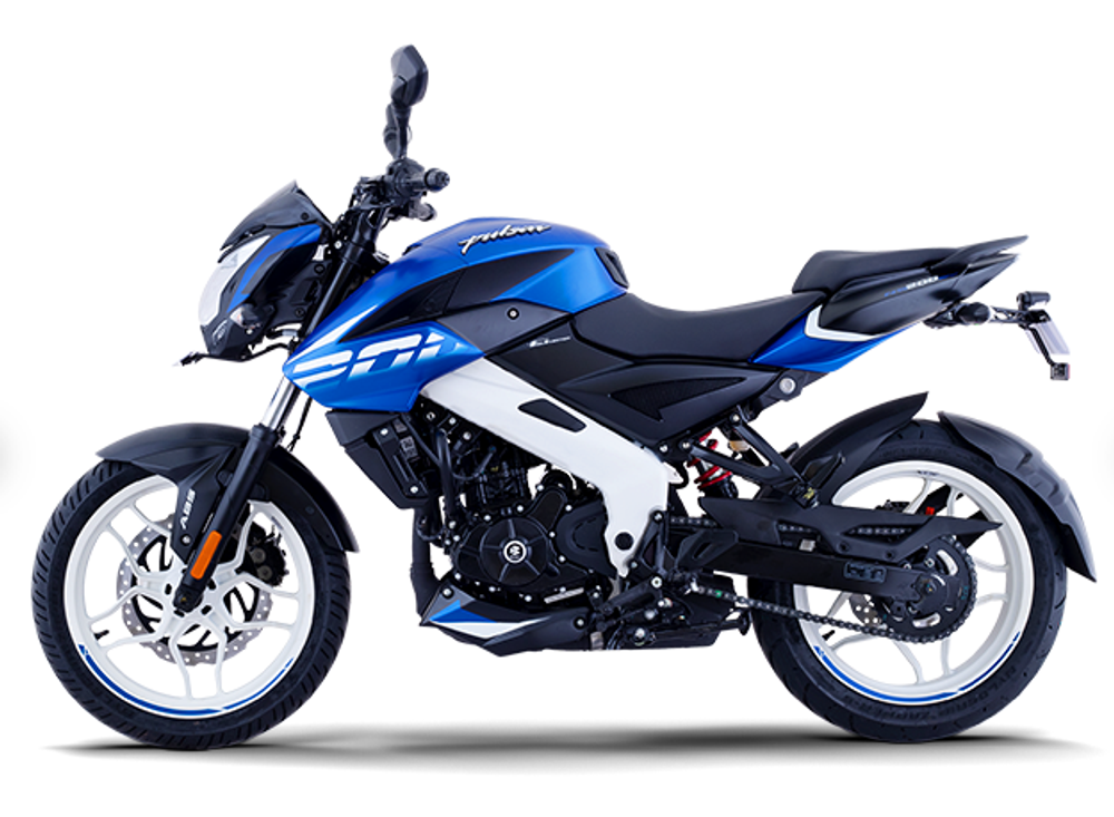 Мотоцикл Bajaj Pulsar NS200 синий