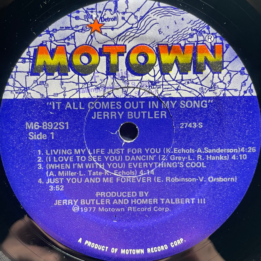 Jerry Butler ‎– It All Comes Out In My Song (США 1977г.)
