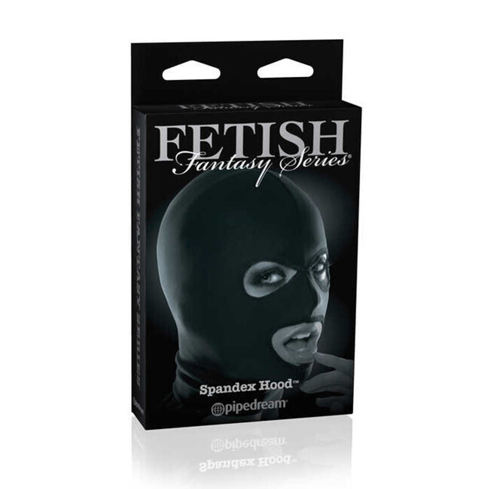 Маска на голову Spandex Hood черная (Цвет: черный)