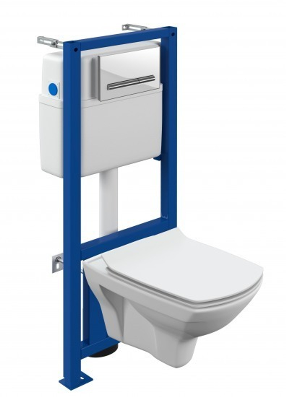 КОМПЛЕКТ CERSANIT CARINA CO DPL EO SLIM + LINK PRO + PILOT СТЕКЛО БЕЛЫЙ