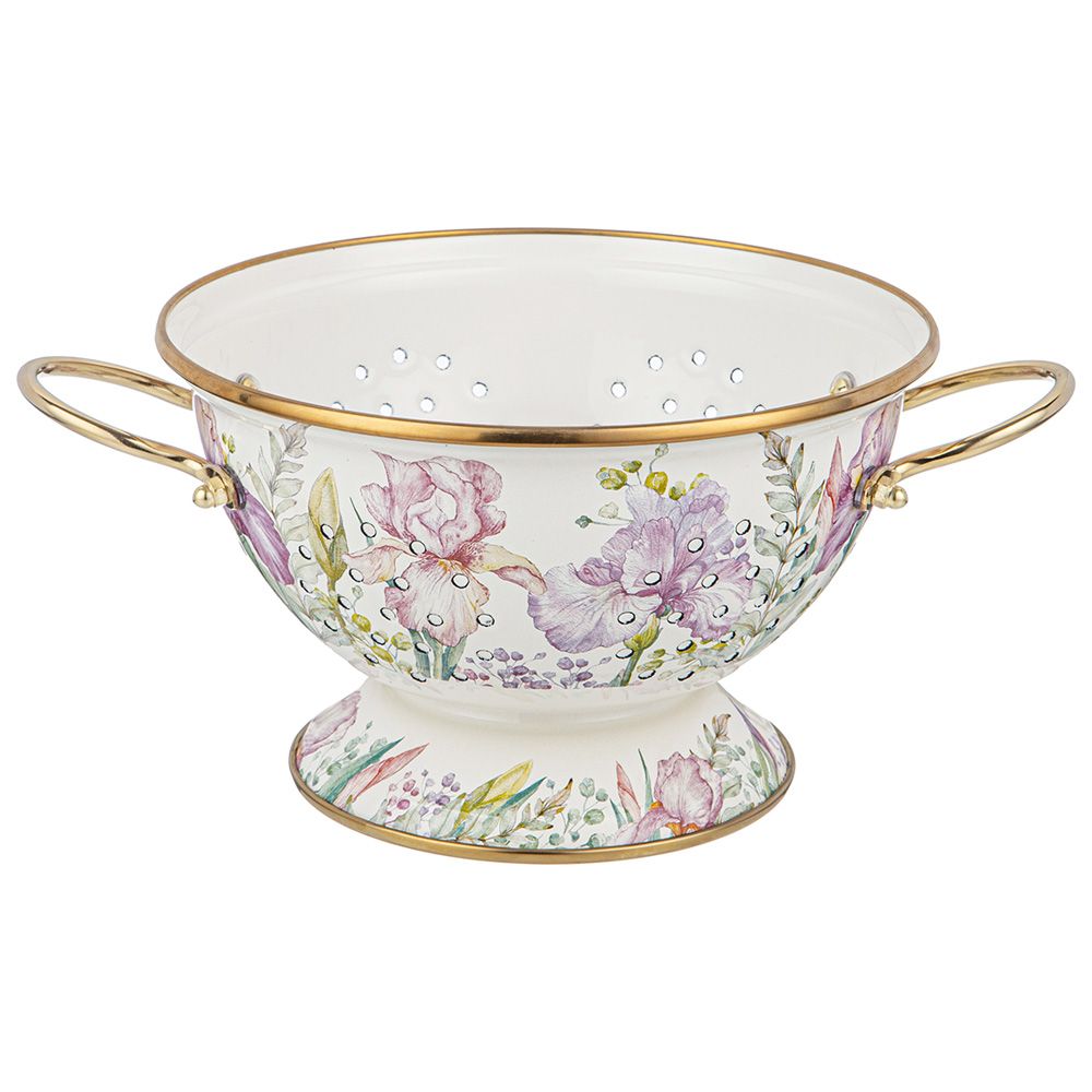 ДУРШЛАГ LEFARD ЭМАЛИРОВАННЫЙ, СЕРИЯ IRISES, 22*13 СМ