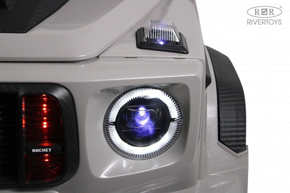 Детский электромобиль RiverToys Z888ZZ GREY/серый