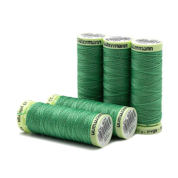 Нитки отделочные Gutermann Top Stitch 30 (30 метров), 5 кат. | 401 горный луг