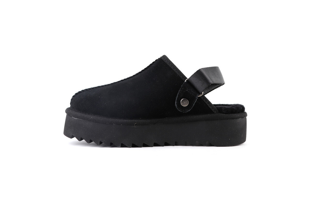 UGG Goldenstar Clog Platform Black