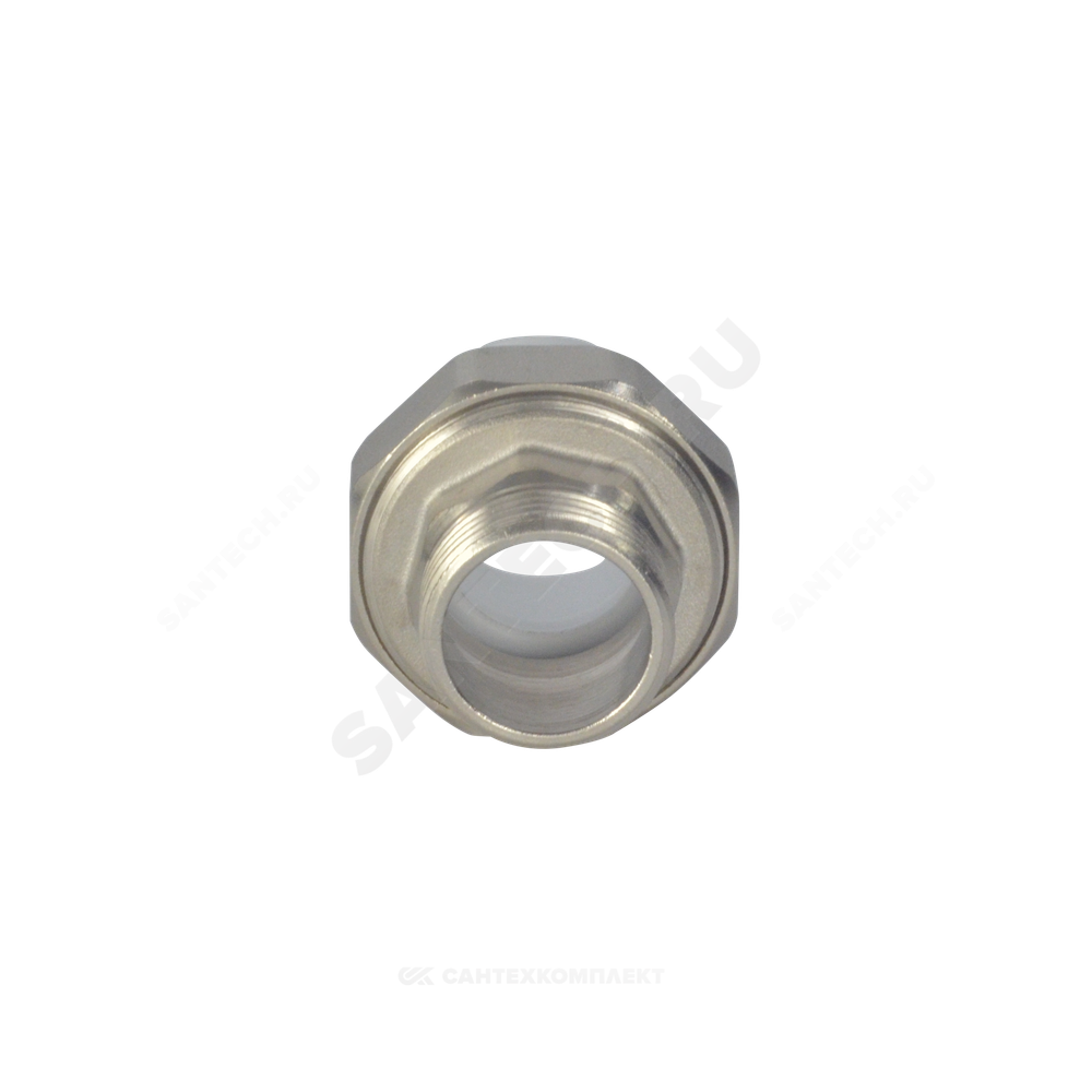 Муфта PP-R комбинированная разъемная белая Дн 20х1/2" НР VALFEX 10156015