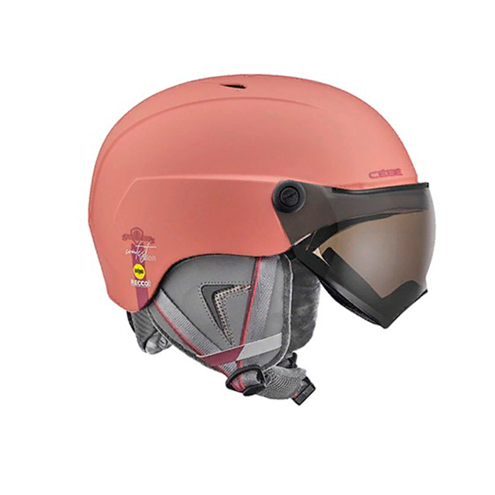 Горнолыжный шлем СЕВЕ Contest Vision MIPS Matt Terra Cotta - PC Vario Orange Cat.1-3 56-58
