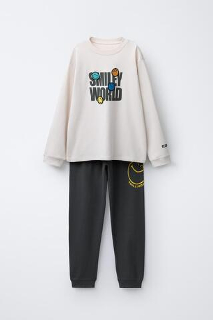 ZARA ПИЖАМА SMILEYWORLD ®, АНТРАЦИТОВО-СЕРЫЙ