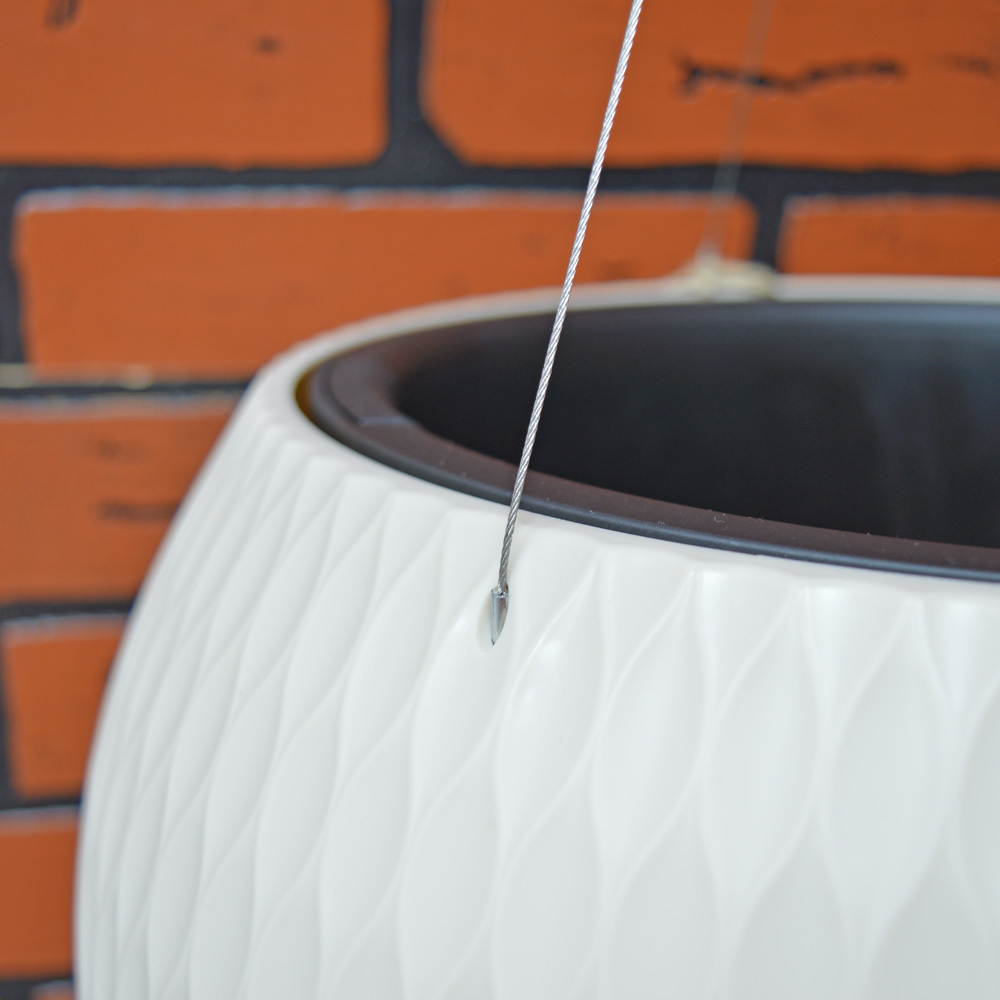 Кашпо Жемчужина 7л подвесное (бежевый)