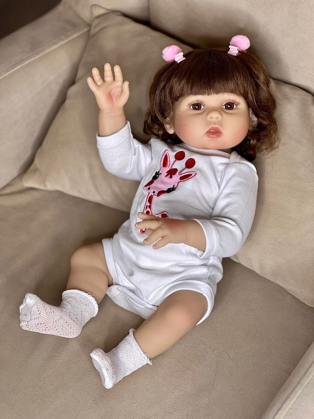 Кукла Реборн виниловая 48см в пакете (FA-021)