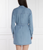 Платье с ремешком ERINE Pepe Jeans London - голубой(PL953485)