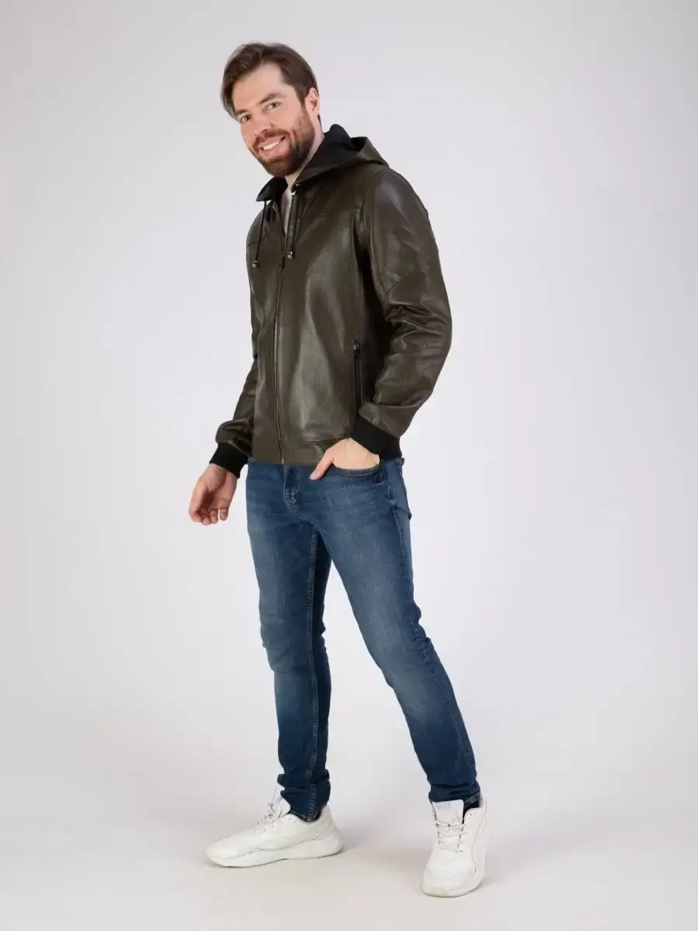 Куртка кожаная из натуральной кожи