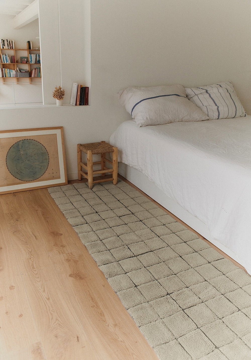 Шерстяной стираемый ковер Lorena Canals Mosaic Sandstone R (80 x 230 см)