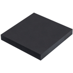 Стикеры черный BRAUBERG BLACK 76х76 мм 100 листов (12 штук в упаковке)