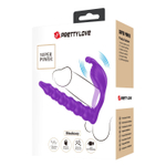 Лиловая насадка для двойного проникновения Blackney (Цвет: лиловый)