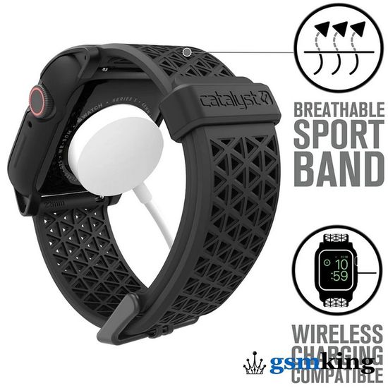 Catalyst Impact Protection Case for Apple Watch 40mm Series 6, 5, 4 & SE Stealth Black (Чёрный)