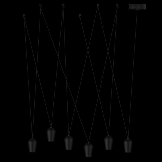 Подвесной светодиодный светильник Loft IT Blackout 10357/6