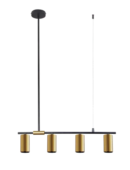 9001A-DW-4 BLACK+BRASS (1) Светильник (NW)