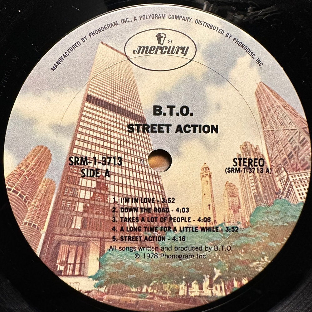 B.T.O. - Street Action (США 1978г.)