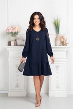 Платье Алита (46-56) Serenada синий (Акция)