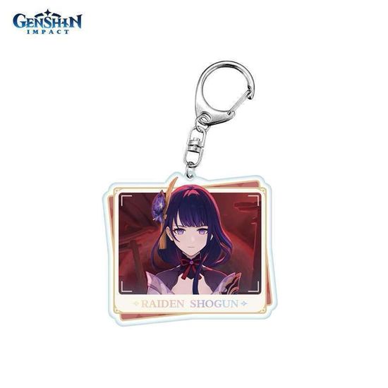 Брелок акриловый Genshin Impact Райдэн Raiden Raiden Shougun 6942421114055