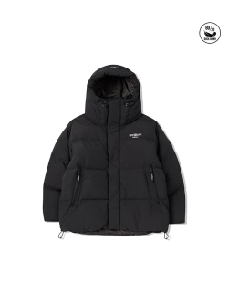 Куртка с капюшоном и двойным воротником