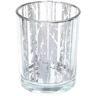 Подсвечник «Сияние» 10*12,5 см, Серебро