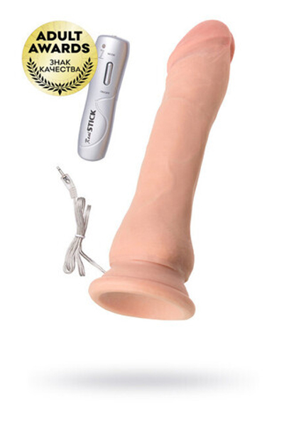 Реалистичный вибратор Toyfa Realstick Elite VibroTPR 7 режимов вибрации (Цвет: телесный)